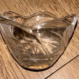 Vintage KIG glass votive holder box c